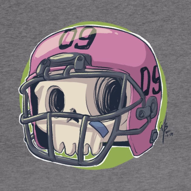 Skull Football by MBGraphiX